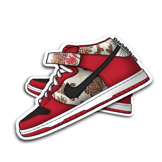 SB Dunk Mid "Linoleum" Sneaker Sticker