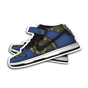 SB Dunk Mid "Made For Skate" Sneaker Sticker