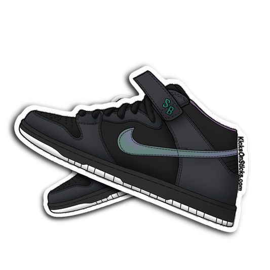SB Dunk Mid "Northern Lights" Sneaker Sticker