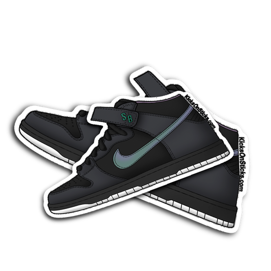 SB Dunk Mid "Northern Lights" Sneaker Sticker