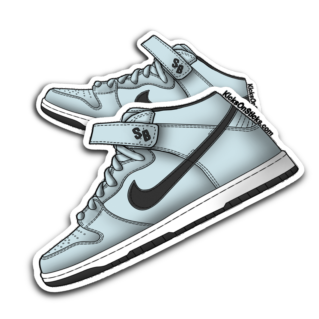 SB Dunk Mid "Sea Crystal" Sneaker Sticker