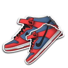 SB Dunk Mid "Spiderman" Sneaker Sticker