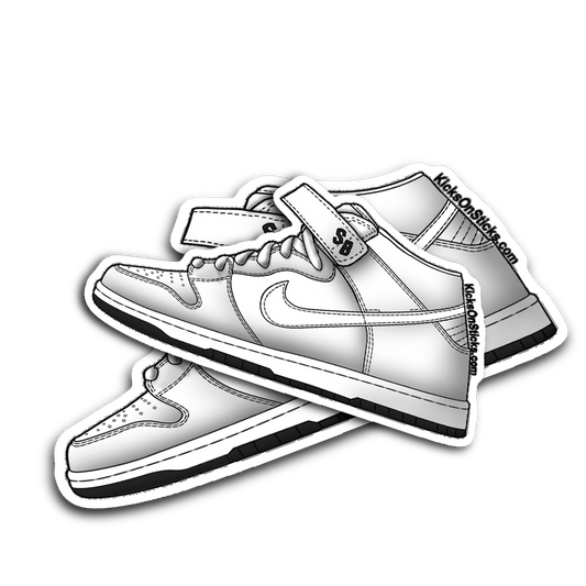 SB Dunk Mid "Tokyo Canvas" Sneaker Sticker