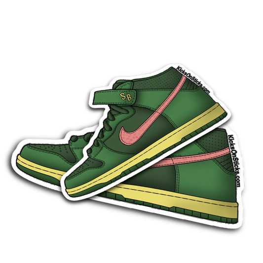 SB Dunk Mid "Watermelon" Sneaker Sticker