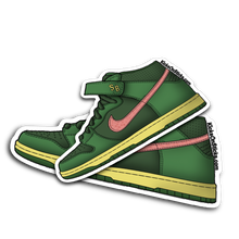 SB Dunk Mid "Watermelon" Sneaker Sticker