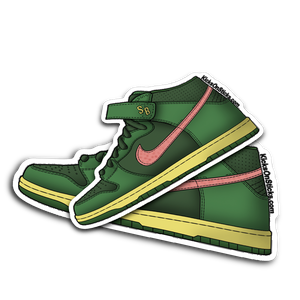 SB Dunk Mid "Watermelon" Sneaker Sticker