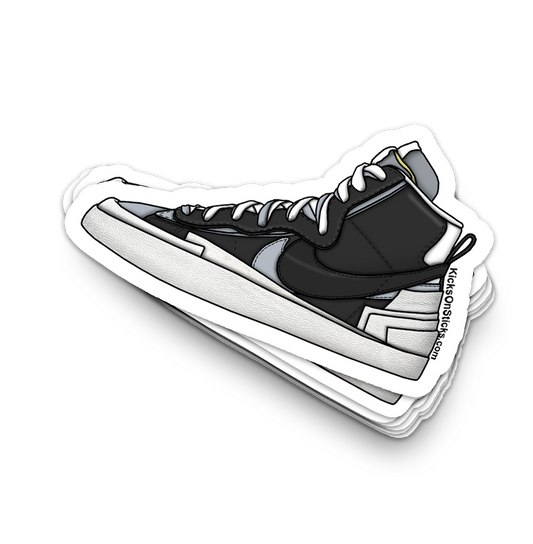 Sacai Blazer "Black Grey" Sneaker Sticker