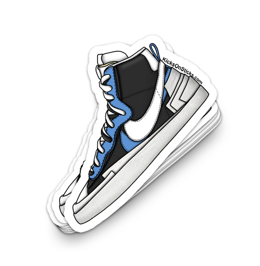 Sacai Blazer "Black Legend Blue" Sneaker Sticker