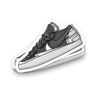 Sacai Blazer Low "Iron Grey" Sneaker Sticker