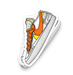 Sacai Blazer Low "Magma Orange" Sneaker Sticker