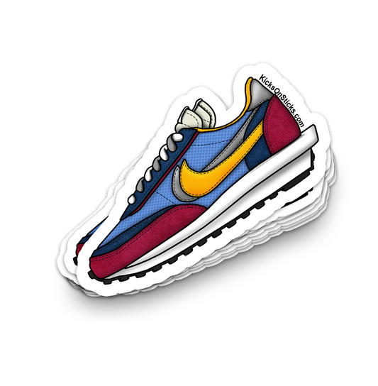 Sacai Waffle "Blue Multi" Sneaker Sticker