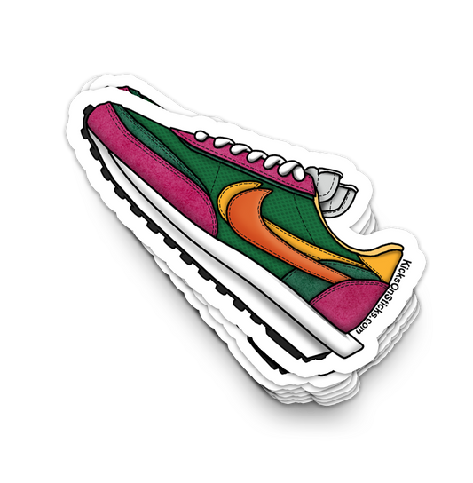 Sacai Waffle "Pine Green" Sneaker Sticker
