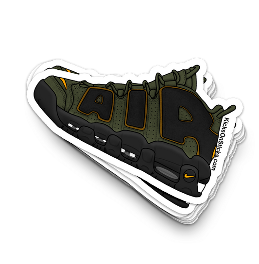 Uptempo "Cargo Khaki" Sneaker Sticker