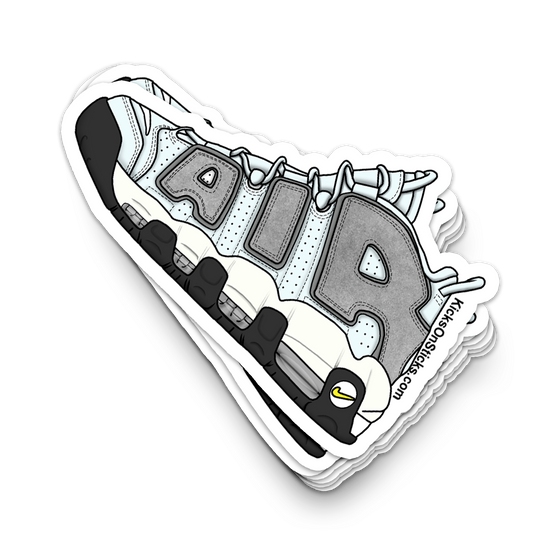 Uptempo "Grey Suede" Sneaker Sticker