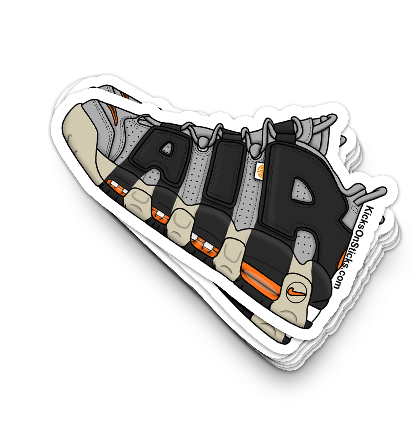 Uptempo "Hoops" Sneaker Sticker