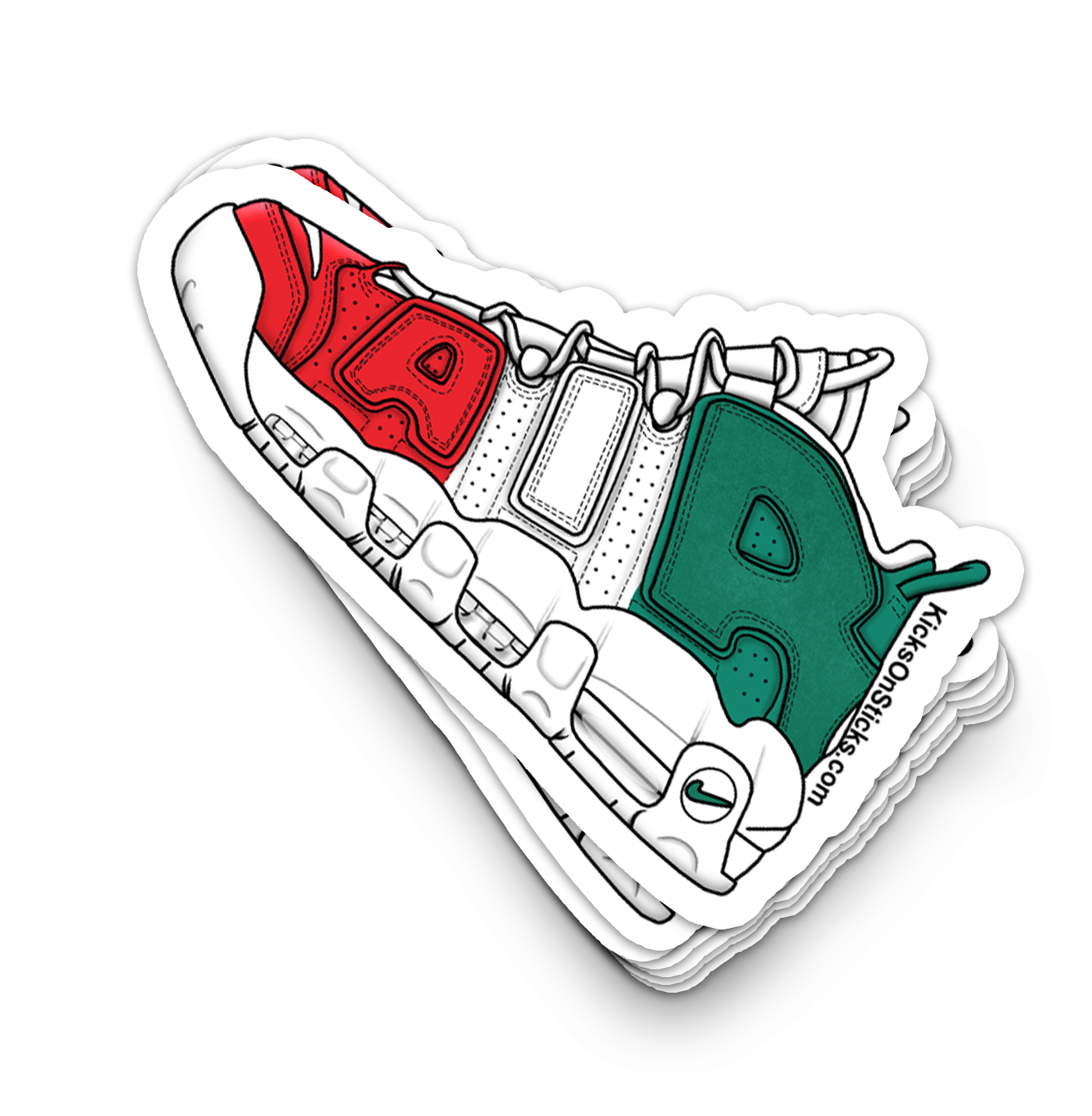Uptempo "Italy" Sneaker Sticker