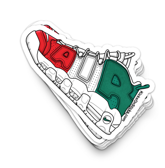 Uptempo "Italy" Sneaker Sticker