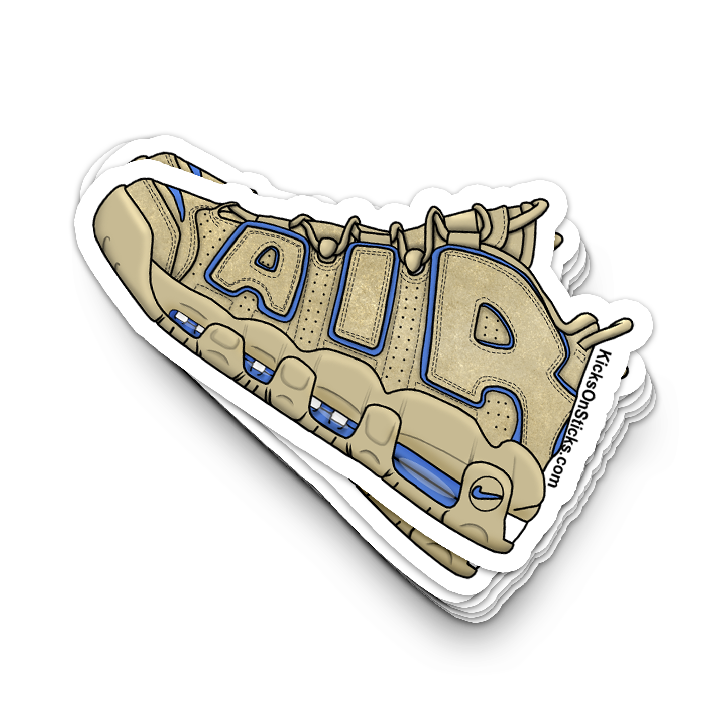 Uptempo "Limestone" Sneaker Sticker