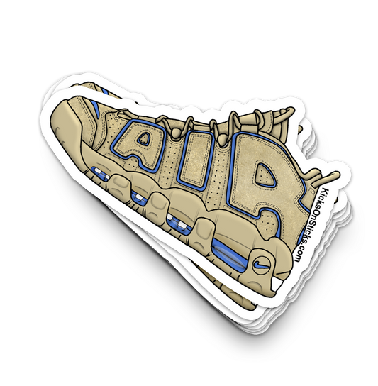 Uptempo "Limestone" Sneaker Sticker