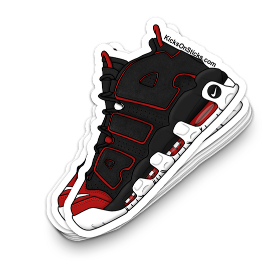 Uptempo "Red Toe" Sneaker Sticker