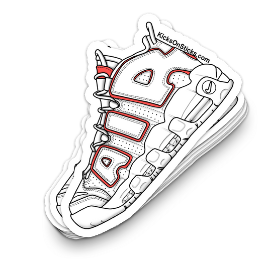 Uptempo "Sunset" Sneaker Sticker