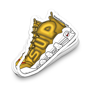 Uptempo "Supreme Gold" Sneaker Sticker