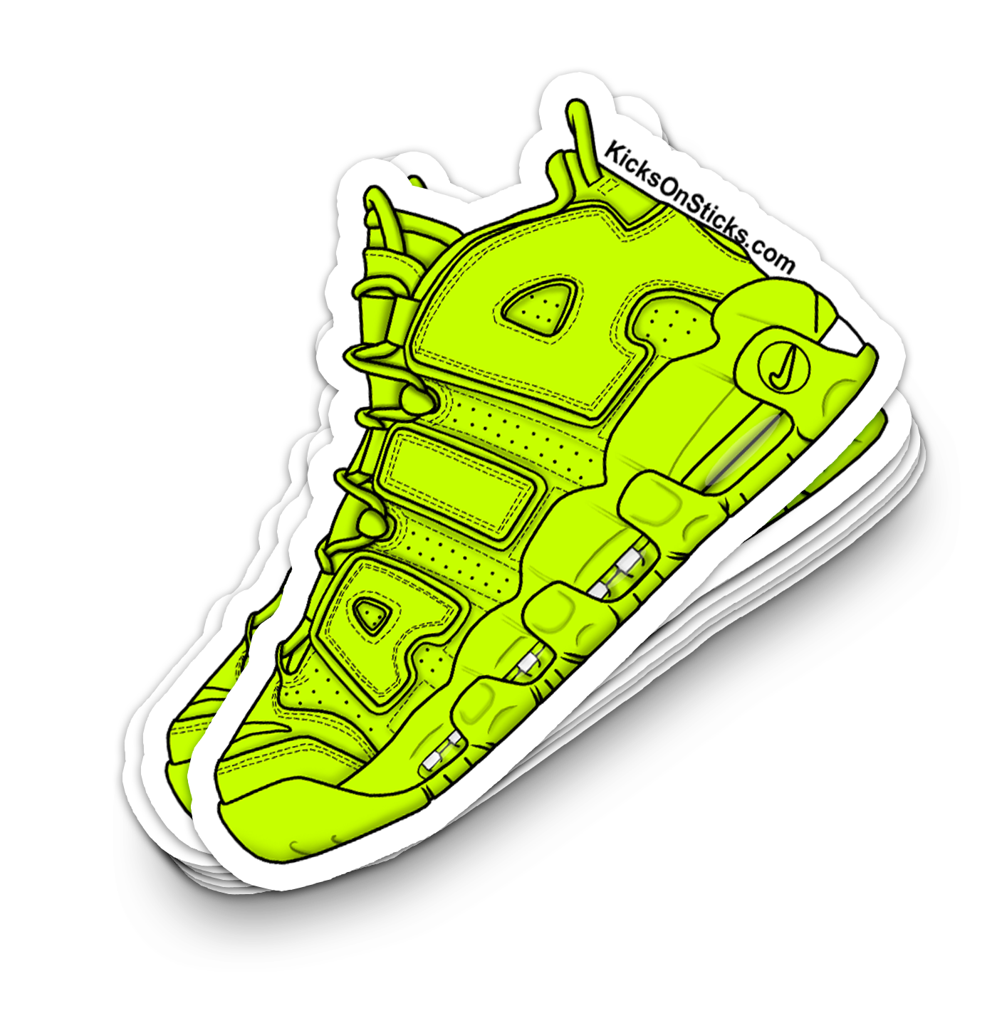 Uptempo "Volt" Sneaker Sticker