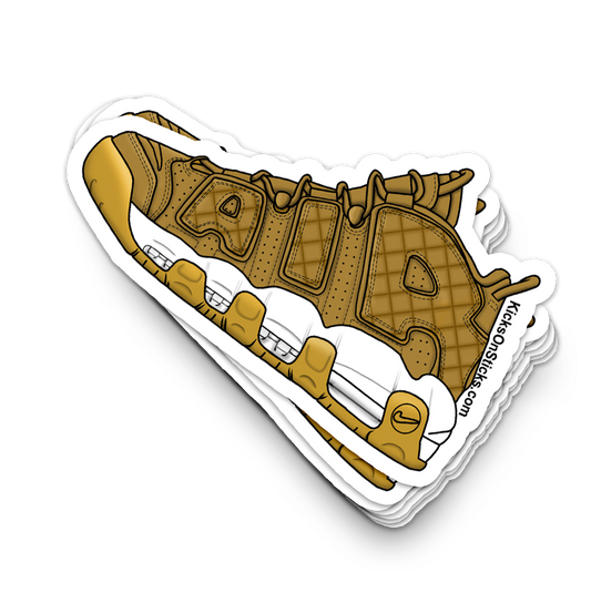 Uptempo "Wheat Gum" Sneaker Sticker