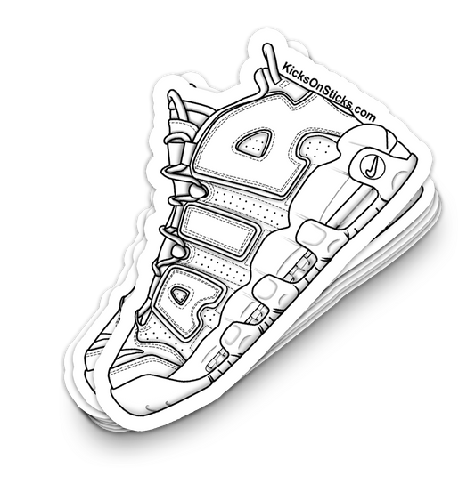 Uptempo "White" Sneaker Sticker