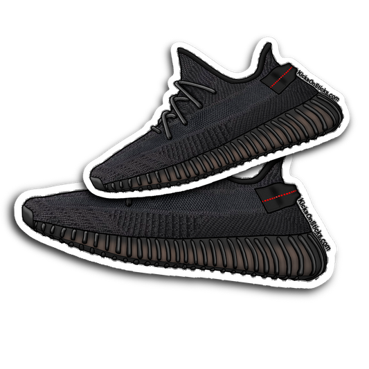 Yeezy 350 V2 "Black" Sneaker Sticker