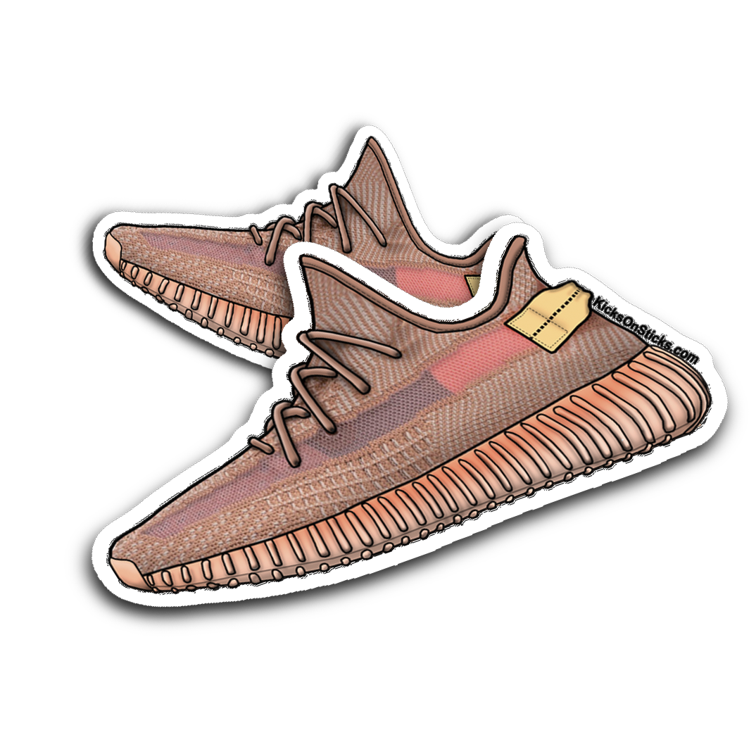 Yeezy 350 V2 "Clay" Sneaker Sticker