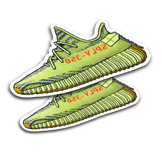 Yeezy 350 V2 "Frozen Yellow" Sneaker Sticker