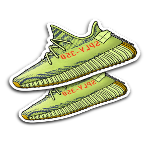 Semi Frozen Yellow Yeezy 350 Green Yeezy Wallpaper Yeezy 350 V2