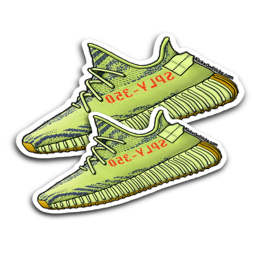 Yeezy 350 V2 "Frozen Yellow" Sneaker Sticker
