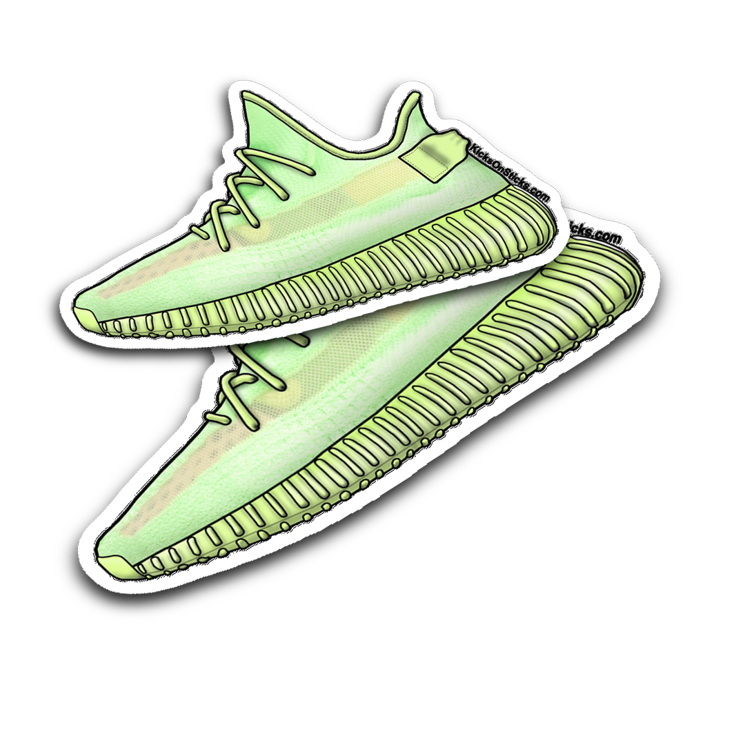 Yeezy 350 V2 "Glow" Sneaker Sticker