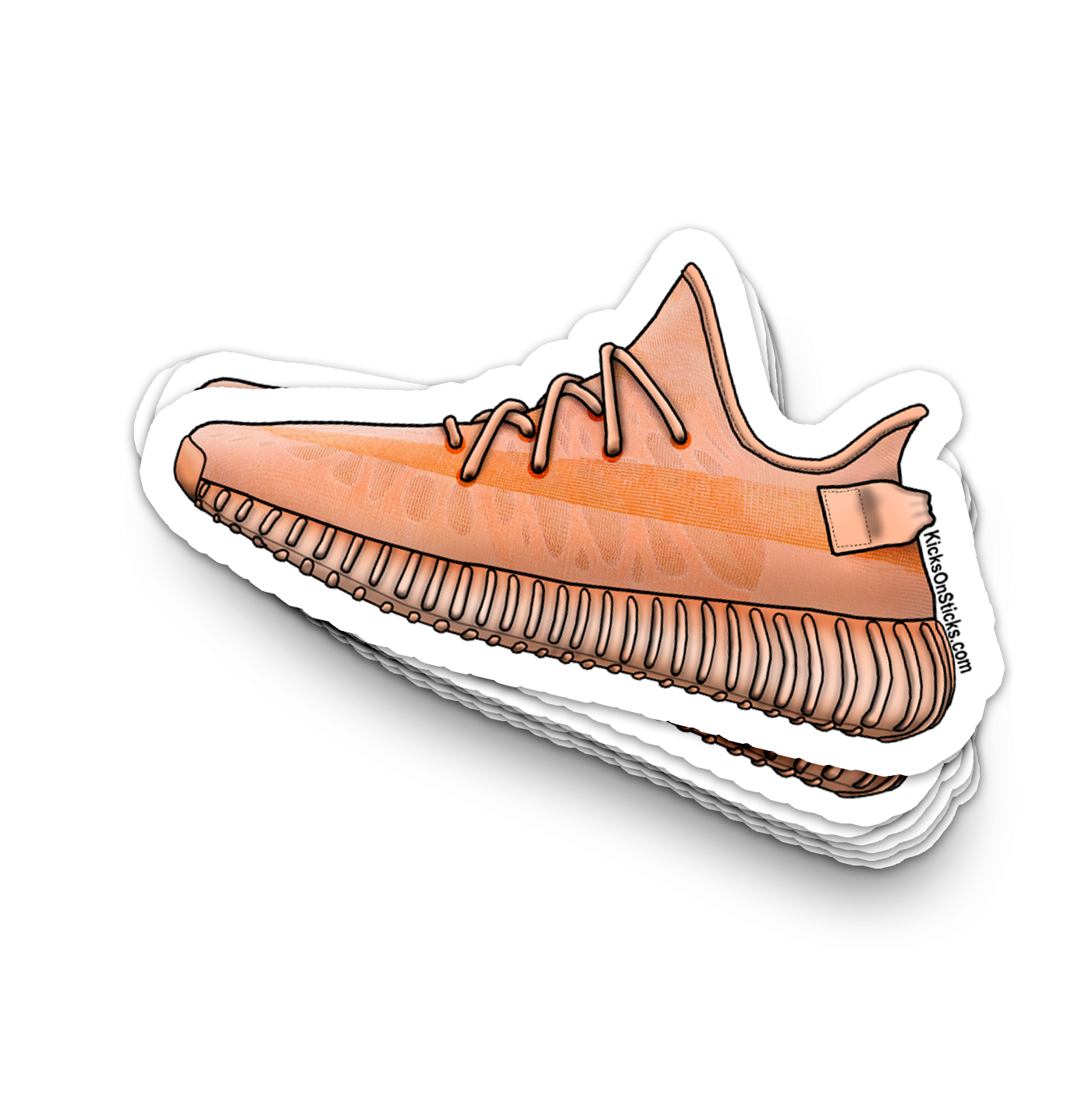Yeezy 350 V2 "Mono Clay" Sneaker Sticker
