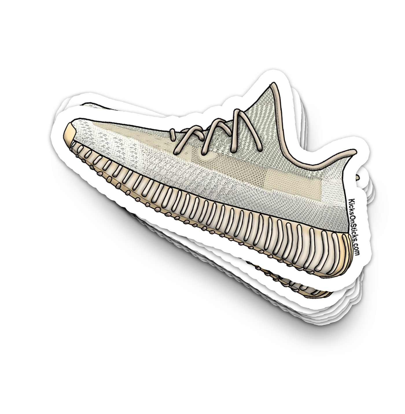 Yeezy 350 V2 "Natural" Sneaker Sticker