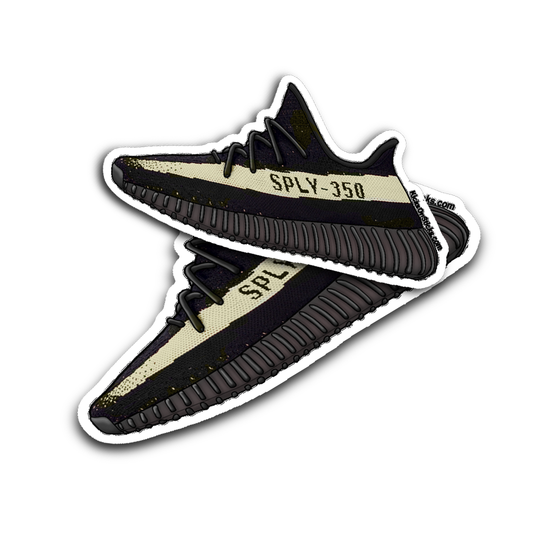 Yeezy 350 V2 "Olive" Sneaker Sticker