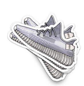 Yeezy 350 V2 "Static" Sneaker Sticker