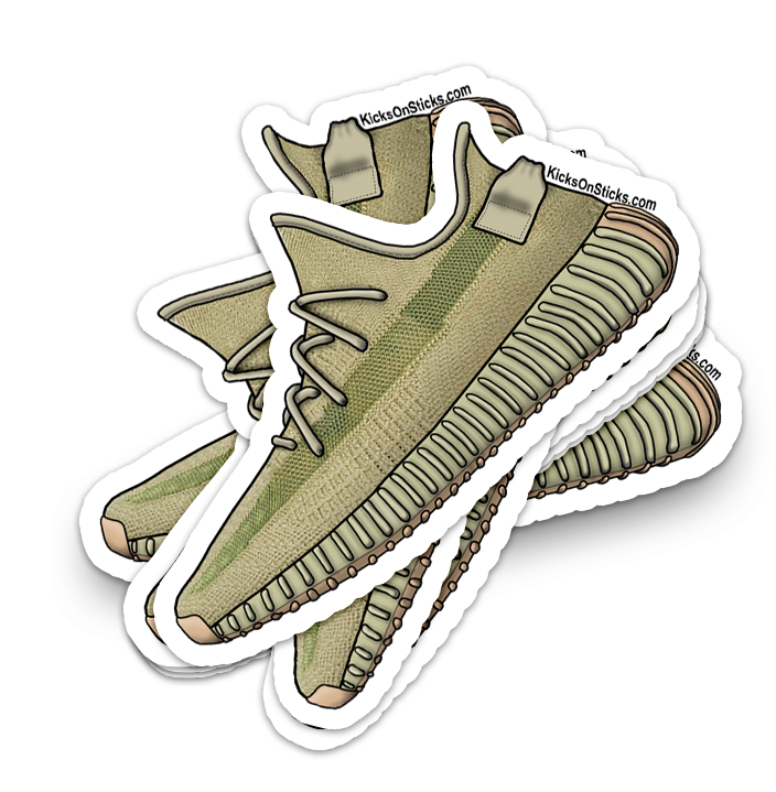Yeezy 350 V2 "Sulfur" Sneaker Sticker
