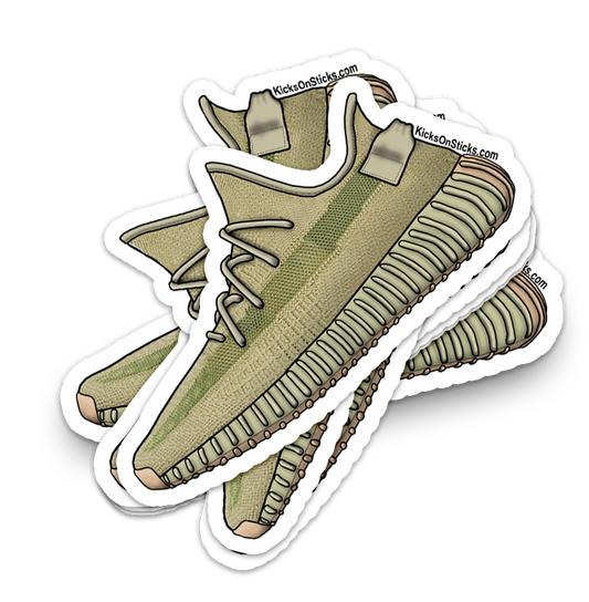 Yeezy 350 V2 "Sulfur" Sneaker Sticker