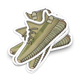 Yeezy 350 V2 "Sulfur" Sneaker Sticker