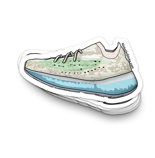 Yeezy 380 "Blue Alien" Sneaker Sticker