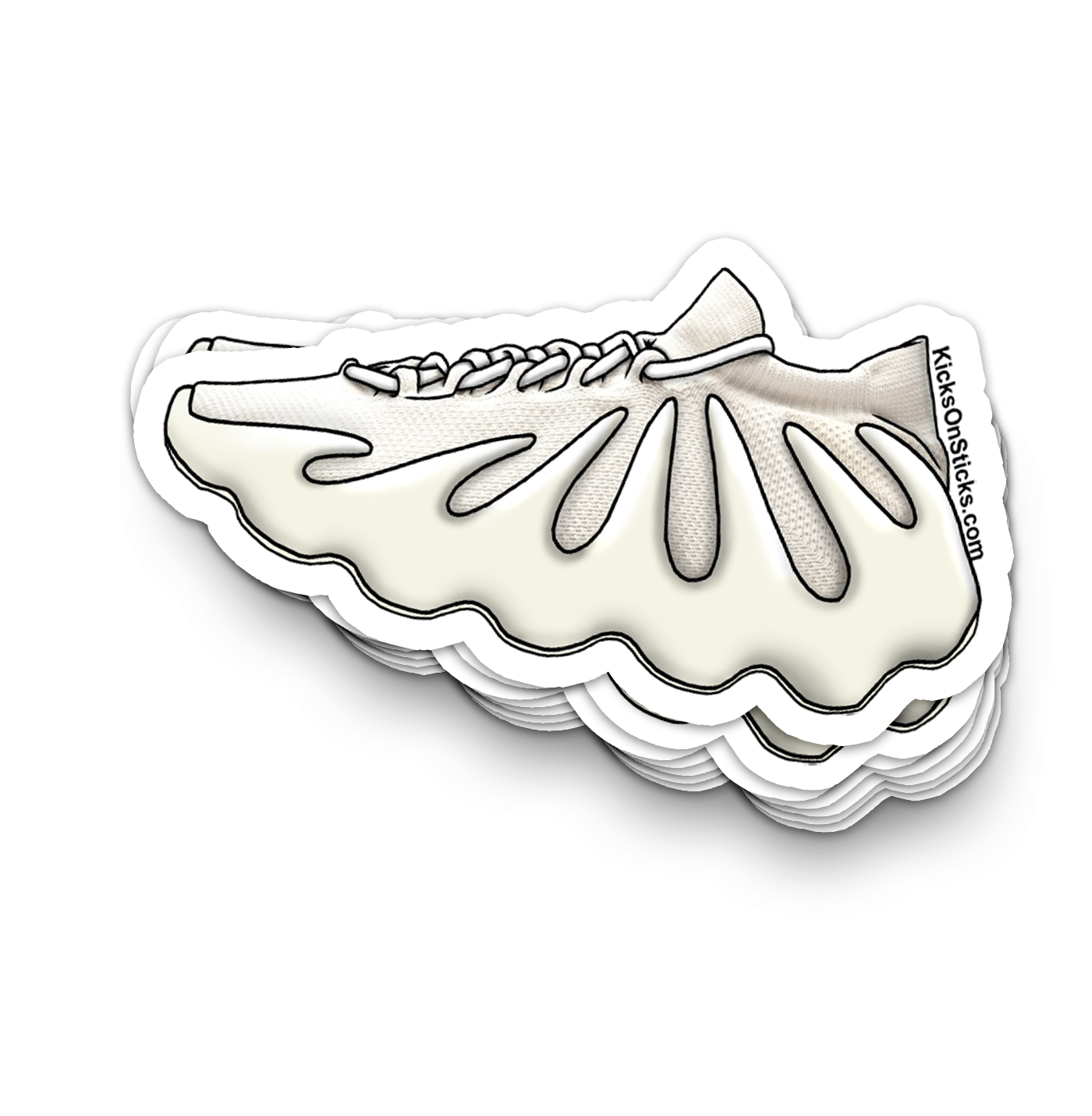 Yeezy 450 "Cloud White" Sneaker Sticker
