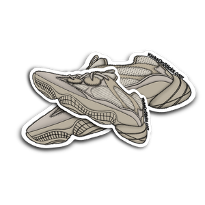 Yeezy 500 "Blush" Sneaker Sticker