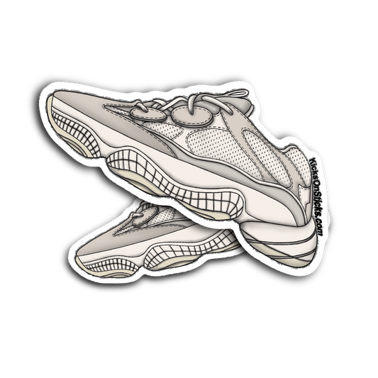 Yeezy 500 "Bone White" Sneaker Sticker