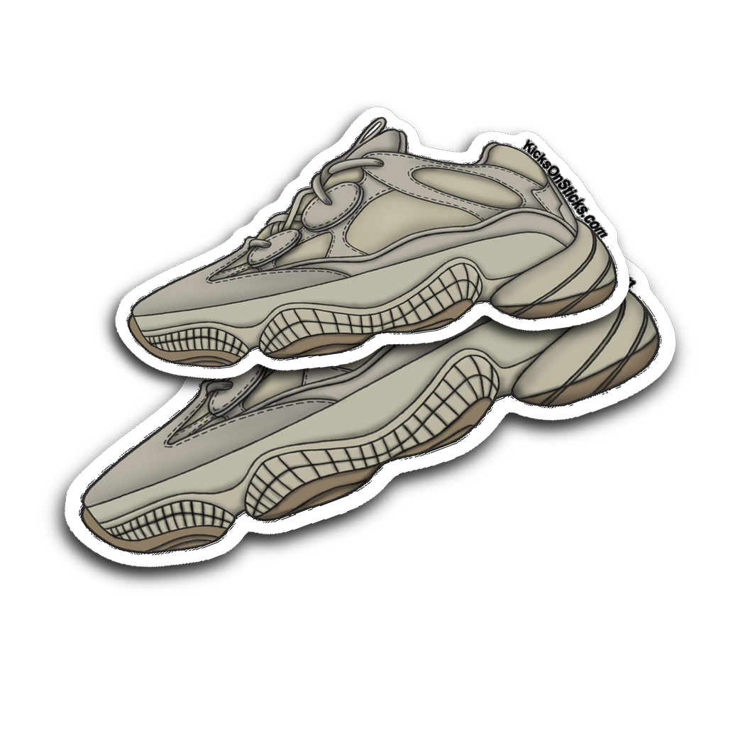 Yeezy 500 "Stone" Sneaker Sticker
