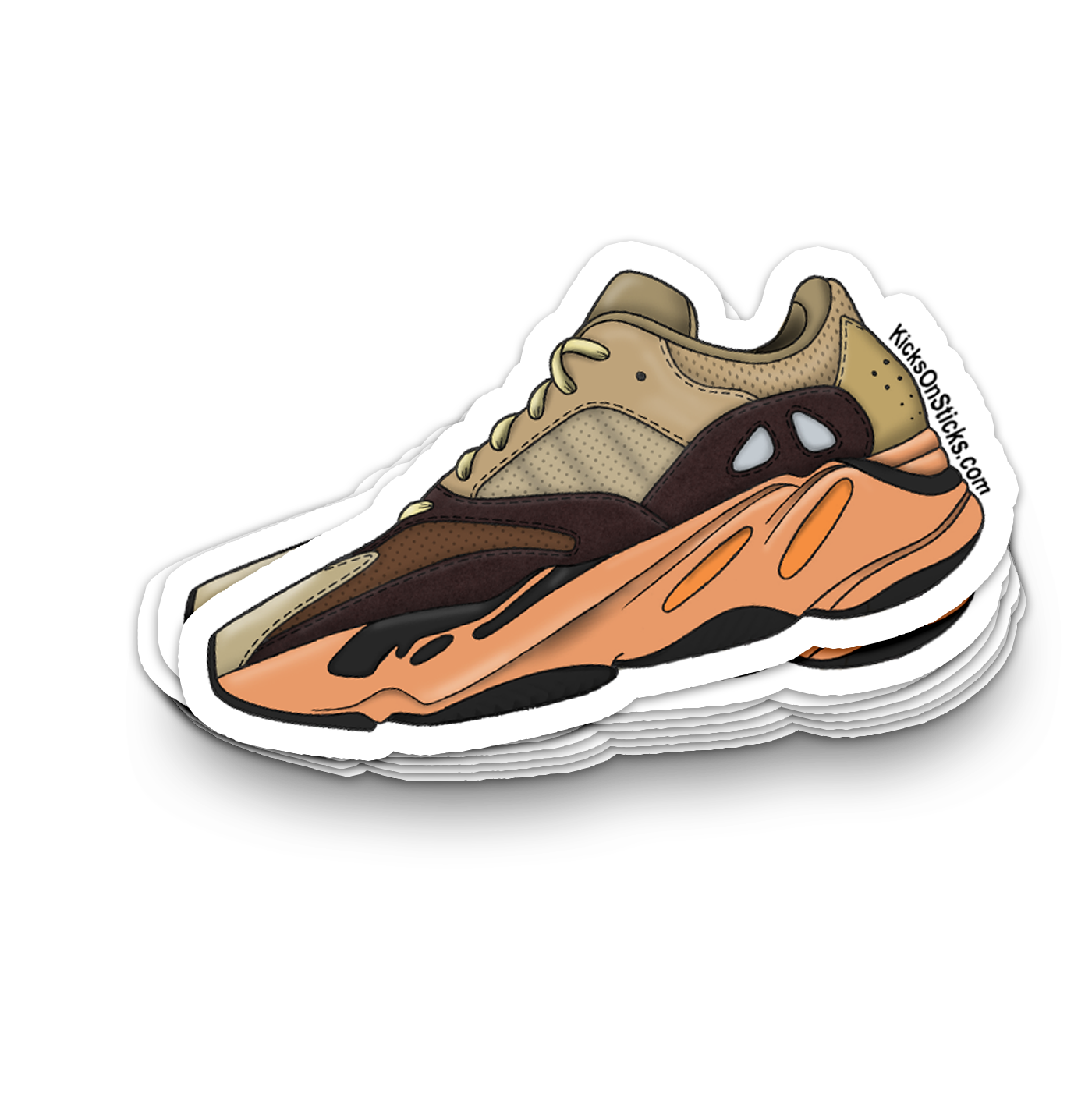 Yeezy 700 "Enflame" Sneaker Sticker