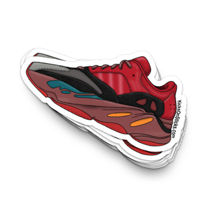 Yeezy 700 "Hi-Res Red" Sneaker Sticker