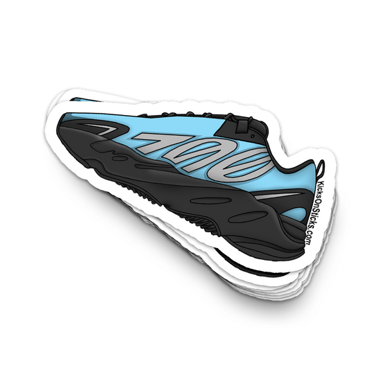 Yeezy 700 MNVN "Bright Cyan" Sneaker Sticker
